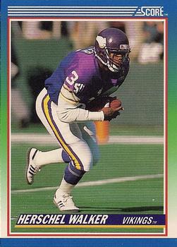 Herschel Walker Minnesota Vikings 1990 Score NFL #34